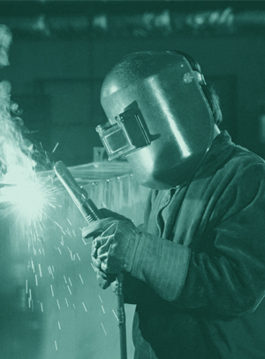 Welding and steel construction assembly